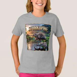 T-shirt Storkupine Photographique – Stork Porcupine Drôle