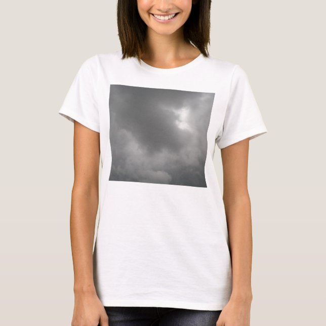 T-shirt Storm Clouds Ladies T Shirt (Devant)
