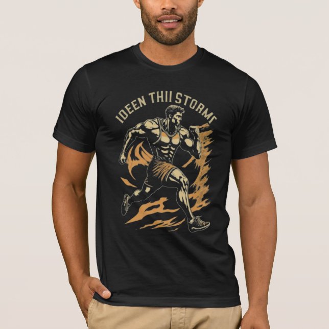 T-shirt Storm Runner : Instoppable Athletic Graphic Tee (Devant)