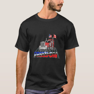 T-shirt Storm Truck American USA Canada Drapeau Liberté Co