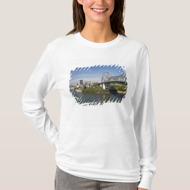 T-shirt Story Bridge, Brisbane River et Kangaroo (Devant)