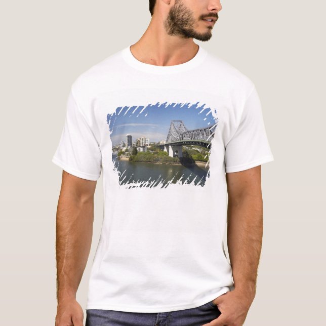 T-shirt Story Bridge, Brisbane River et Kangaroo (Devant)