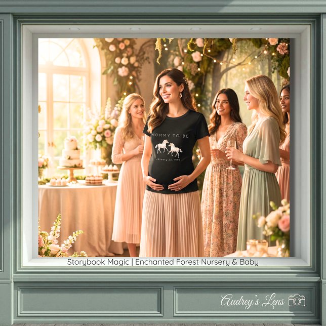 T-shirt Storybook Magic Enchanted Forest Mommy To Be (Storybook Magic Enchanted Forest Mommy To Be T-Shirt)