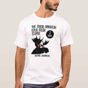 T-shirt Stowe, VT Eclipse Moose