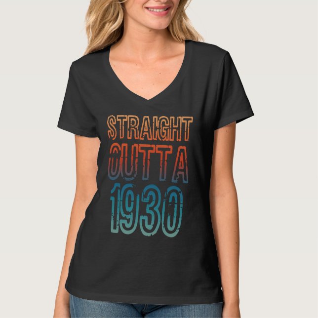 T-shirt Straight Outta 1930 (Devant)