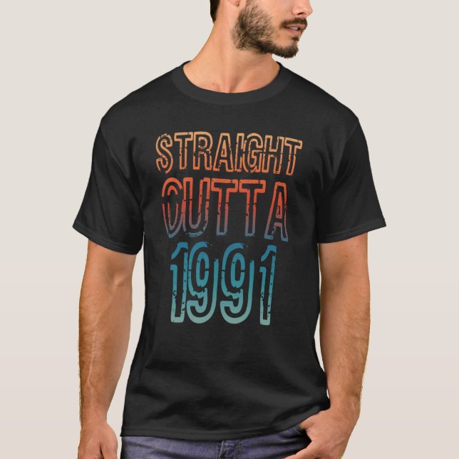 T-shirt Straight Outta 1991 (Devant)