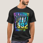 T-shirt Straight Outta 1992 Dirty Thirty Funny 30Th Birthd<br><div class="desc">Straight Outta 1992 Dirty Thirty Funny 30Th Birthd</div>