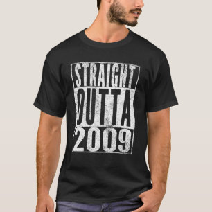 T-shirt Straight Outta 2009 14e cadeau d'anniversaire 14 a
