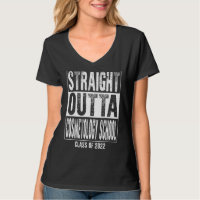 Straight Outta Cosmetology School Funny 2022 Gradu