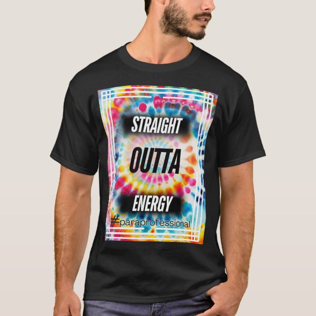 T-shirt Straight Outta Energy Tee (Devant)