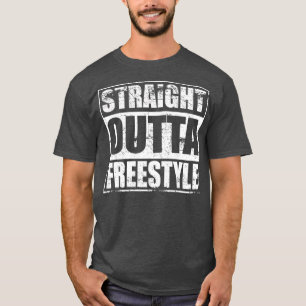 T-shirt Straight Outta Freestyle pour style libre Musique