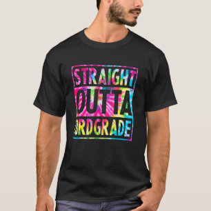 T-shirt Strait Outta 3e grade Tee Dye Grande Graduation