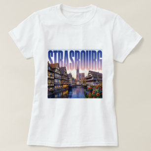 T-shirt Strasbourg France Voyage Conte de Fées Canal Beaut