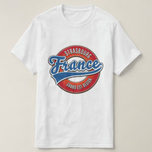 T-shirt Strasbourg Grand Est France Rétro