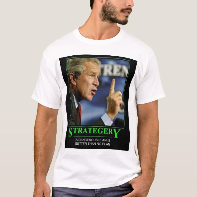 T-shirt strategery de buisson (Devant)