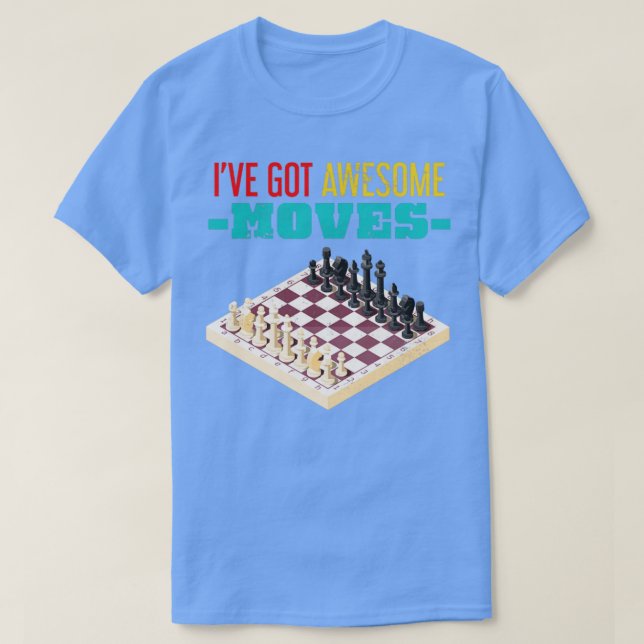 T-shirt Stratégie de jeu du conseil échecs Chiffres échecs (Design devant)