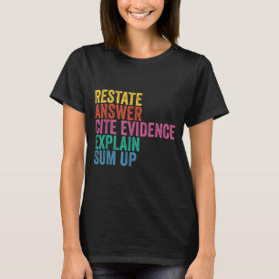 T-shirt Stratégie de texte drôle pour fan de baseball à Rv
