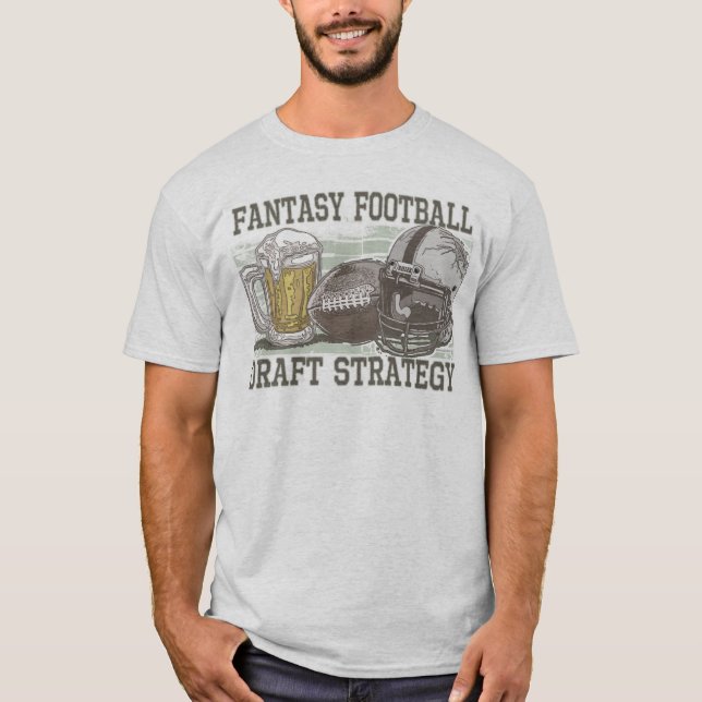 T-shirt Stratégie d'ébauche du football d'imaginaire (Devant)