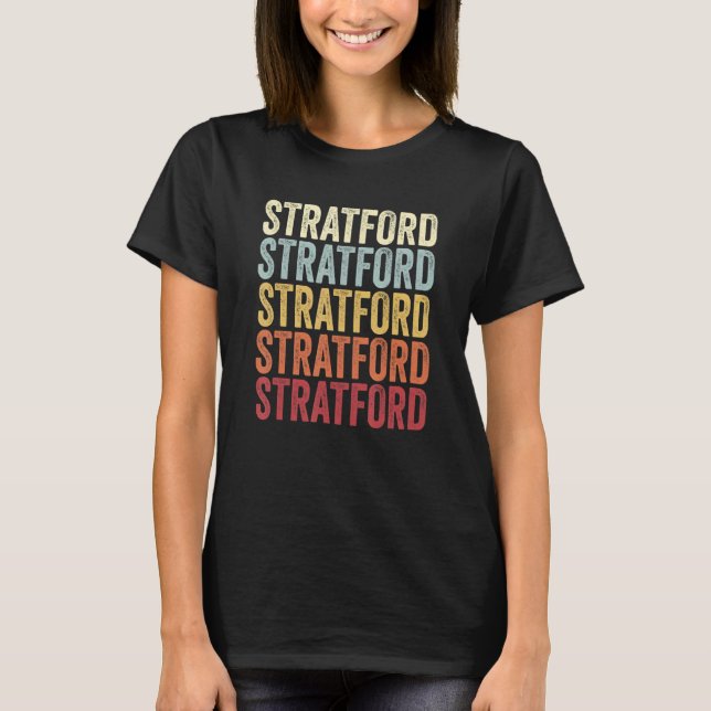 T-shirt Stratford Texas Stratford TX Retro Vintage Text (Devant)