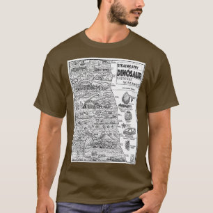 T-shirt Stratigraphie du monument national de Dinosaur