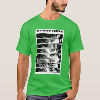 T-shirt Stray est ma famille Restez membres SKZ KPOP ot8 e