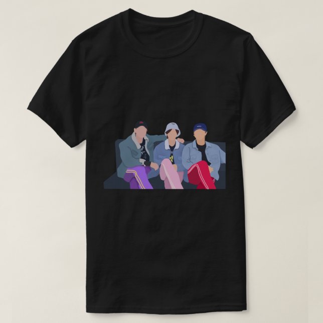 T-shirt Stray Kids 3racha Chan’s Room 100th Episode Stick (Design devant)