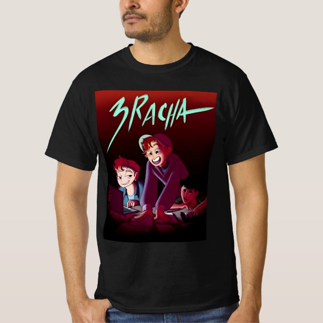 T-shirt Stray Kids anime 3 racha (Devant)