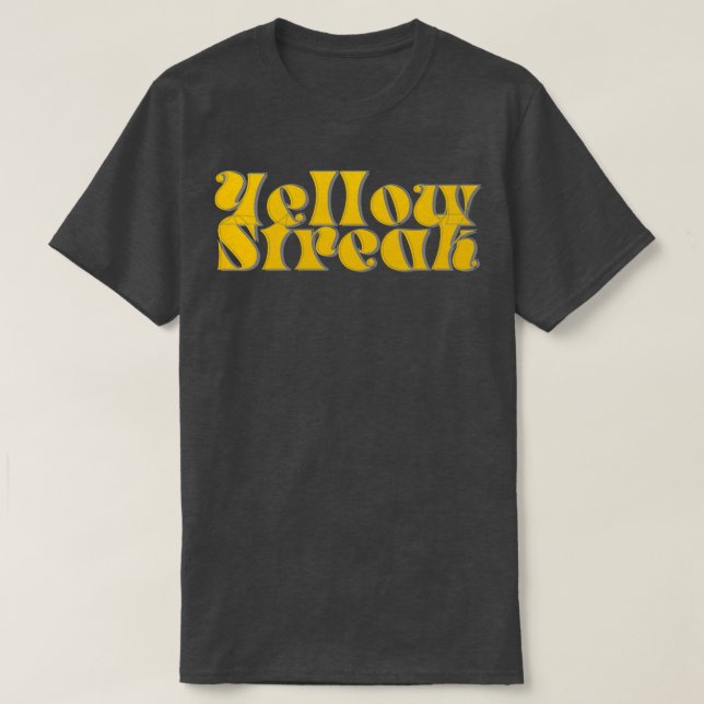 T-shirt Streak jaune (Design devant)