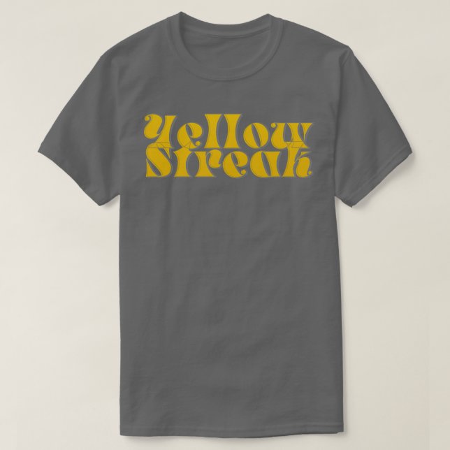 T-shirt Streak jaune (Design devant)