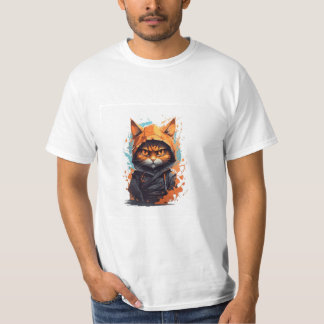 T-shirt Street cat warrior oragen hodie 