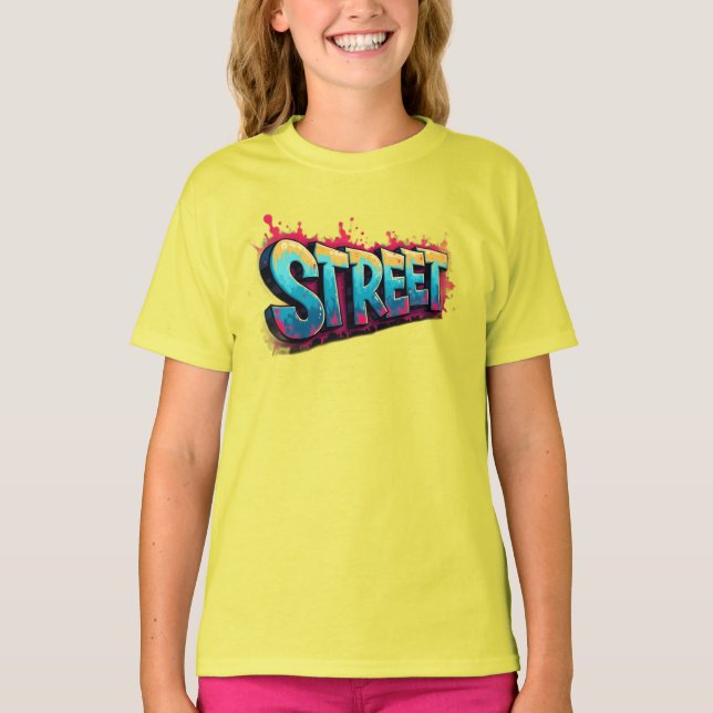 T-shirt “Street Dreams” “City Speaks” “Urban Pulse” “Concr (Devant)