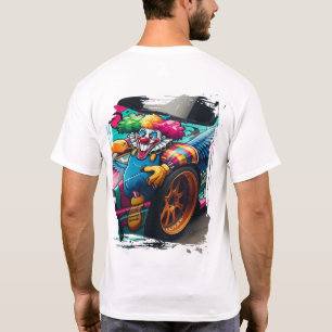T-shirt Street Eagle Drift Clown Series Chaos Car Art