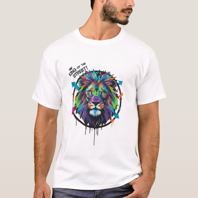 T-shirt Street King Lion** (Devant)