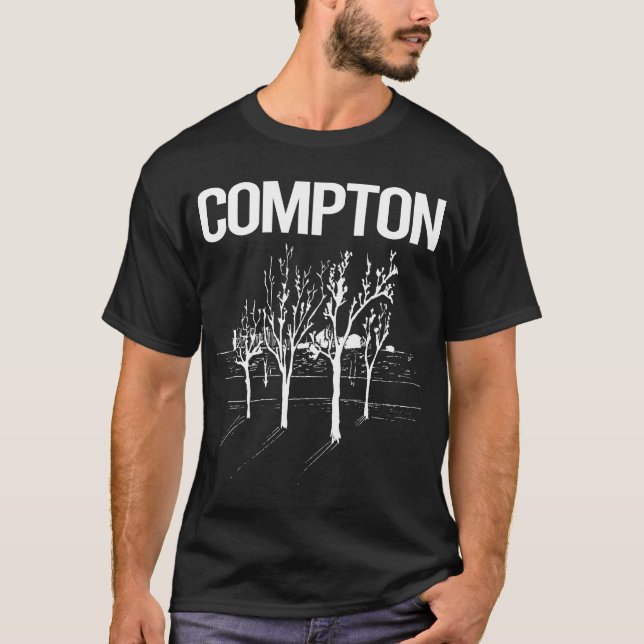 T-shirt Street Trees Compton (Devant)
