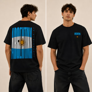 T-Shirt Streetwear Argentina La Albiceleste