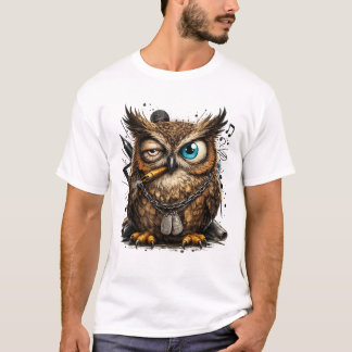 T-Shirt Streetwear Chouette Cool