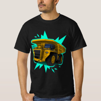 T-shirt Streetwear de Camion à benne Basculante de