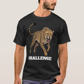 T-Shirt Streetwear Guépard Rugissant Féroce