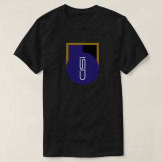 T-Shirt Streetwear Logotype ISD Violet Noir Or