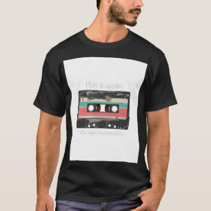 T-shirt Streetwear Noir Musique Rétro 90