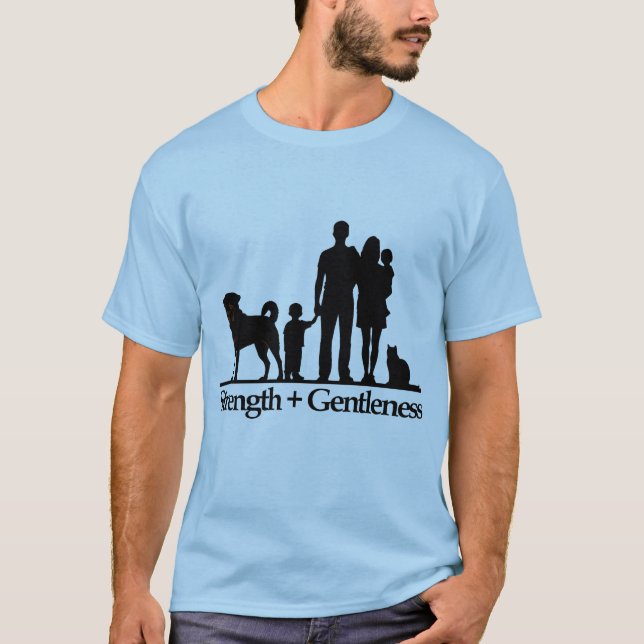 T-shirt Strength + Gentleness (Devant)