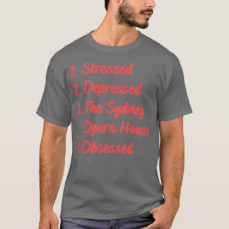 T-shirt Stress Déprimé La Maison De Sydney