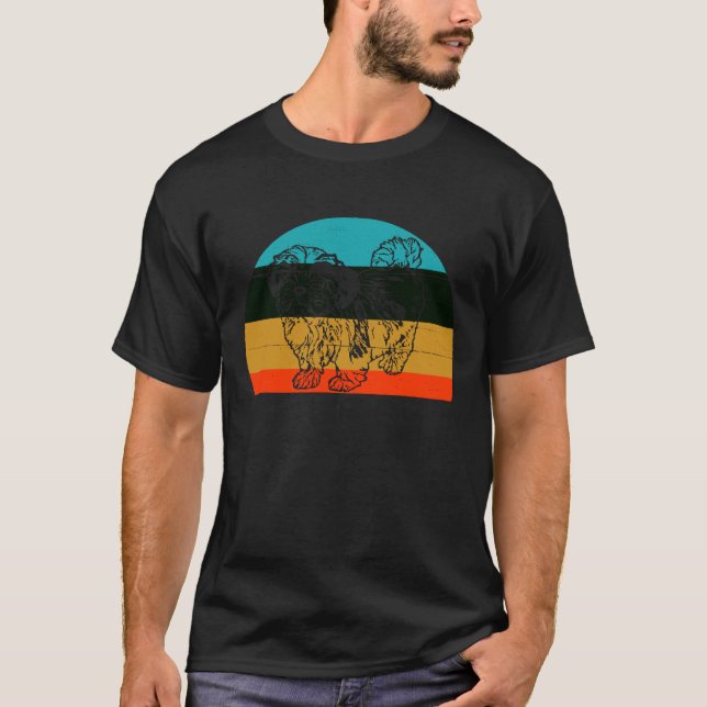 T-shirt Stress Reliefs Fluffy Short Shih Tzus (Devant)