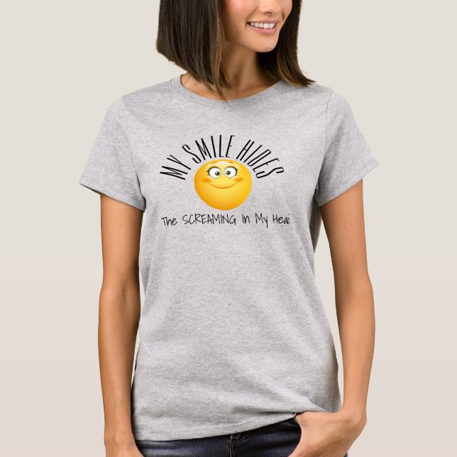 T-SHIRT STRESSÉ ! SOURIRE (Devant)