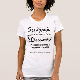 T-shirt Stressed a orthographié vers l'arrière