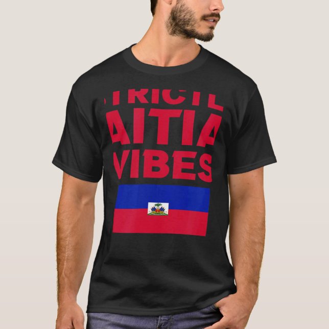 T-shirt Strictly Haitian Vibes Haiti West Indian Day Carni (Devant)