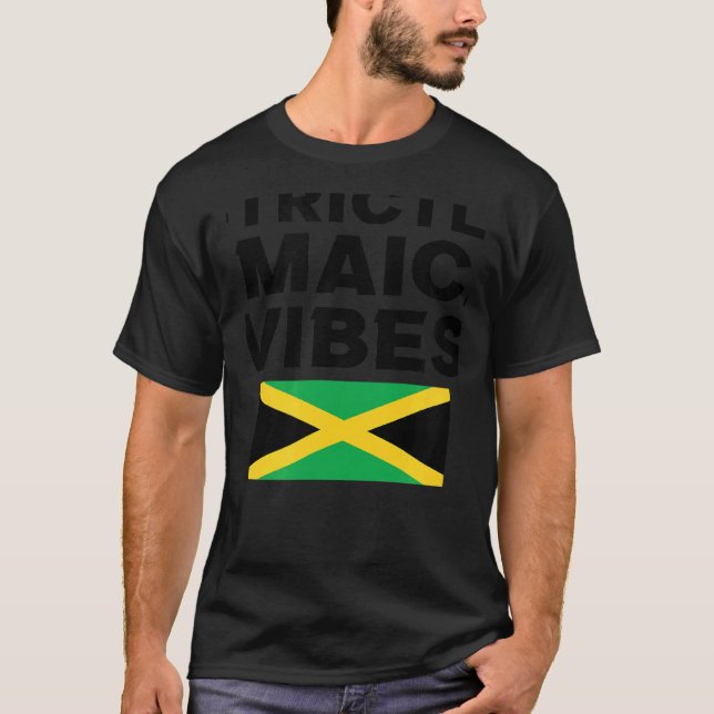 T-shirt Strictly Jamaican Vibes Jamaica West Indian Carniv (Devant)