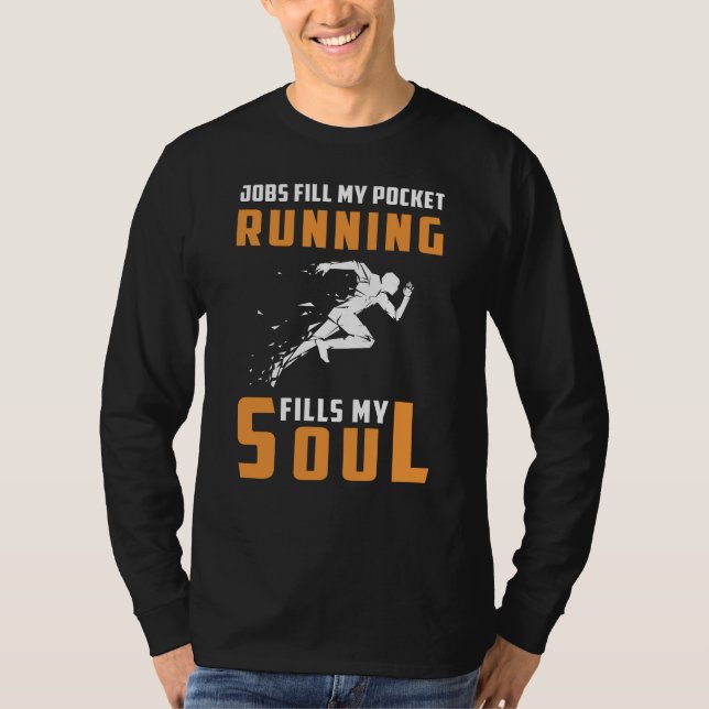 T-shirt Stride & Succès : Tee d'âme pilée par la course -  (Devant)