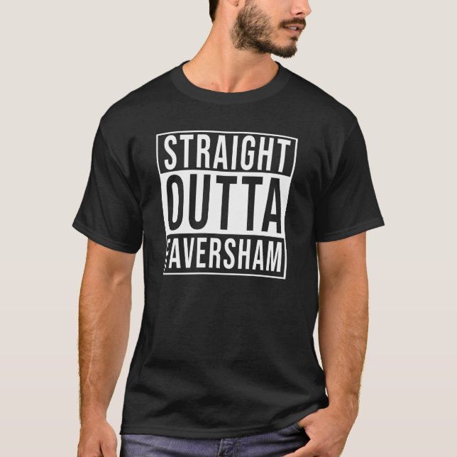 T-shirt Stright Outta Faversham (Devant)