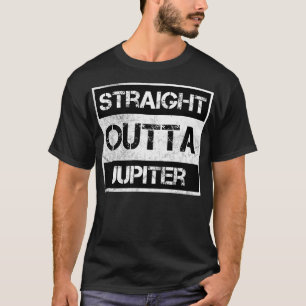 T-shirt Stright Outta Jupiter ville Floride Vintage Distre